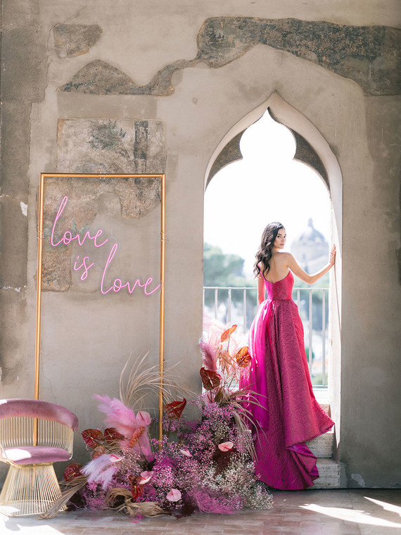 pink wedding inspiration