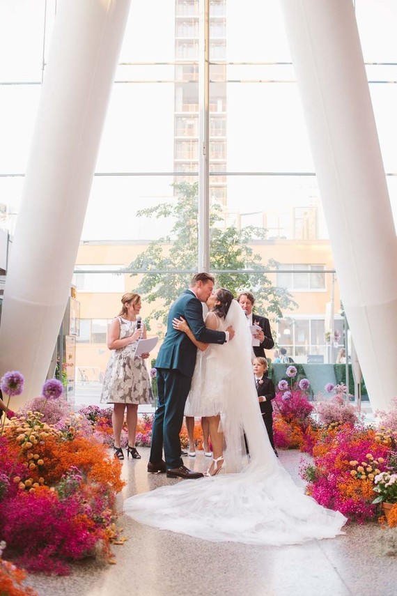 Colorful Toronto wedding