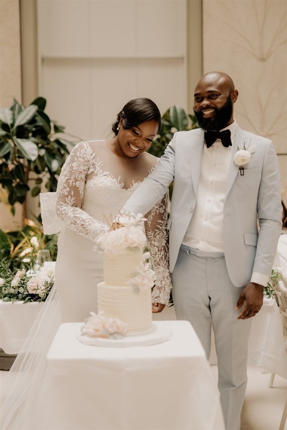 stylish London wedding