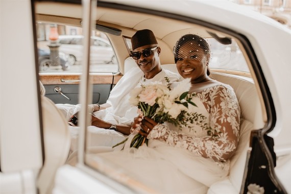 stylish London wedding