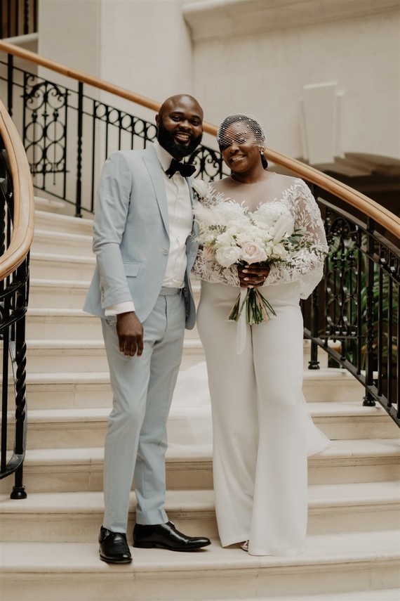 stylish London wedding