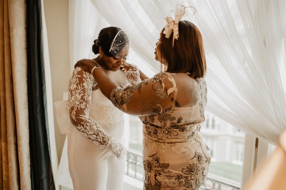 stylish London wedding