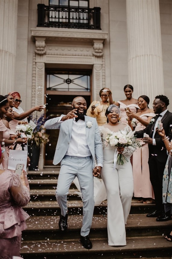 stylish London wedding