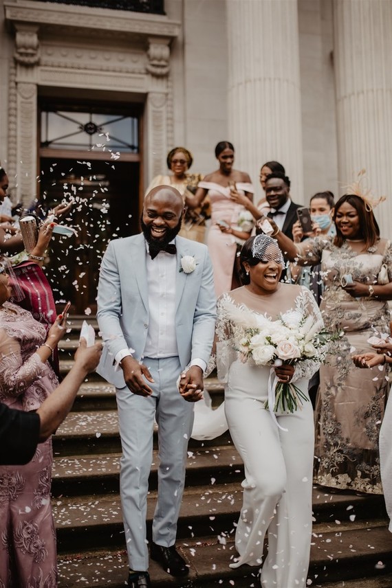 stylish London wedding
