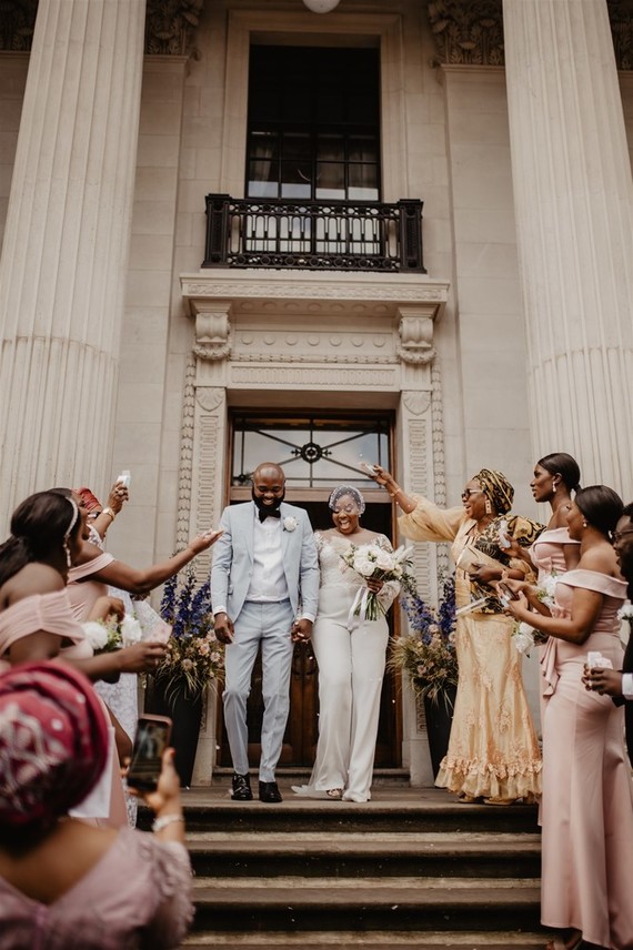 stylish London wedding