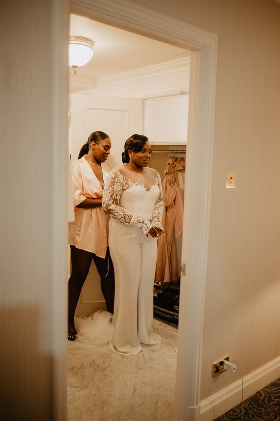 stylish London wedding