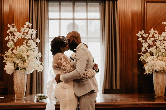 stylish London wedding