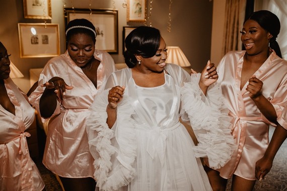 stylish London wedding