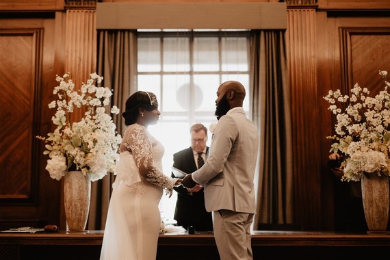 stylish London wedding