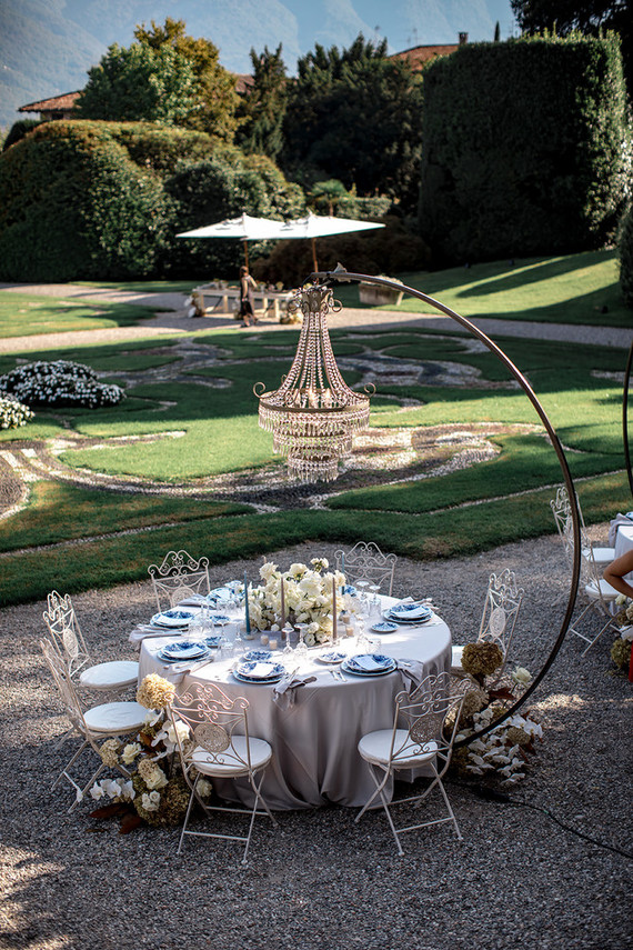 Lake Como wedding table