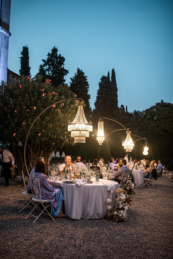 Lake Como wedding reception