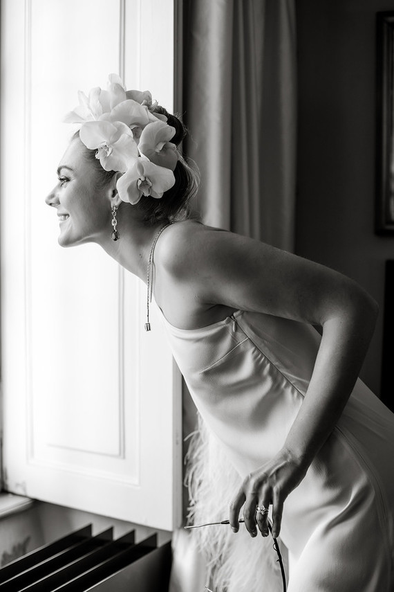 glamorous bride