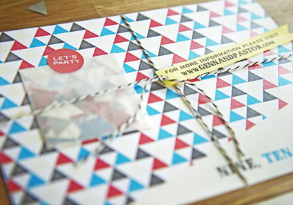 Graphic wedding invites