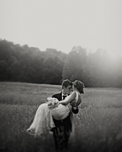 Black and white portrait