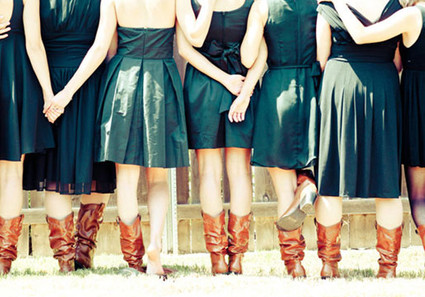 Country Wedding Bridesmaids Inspiration