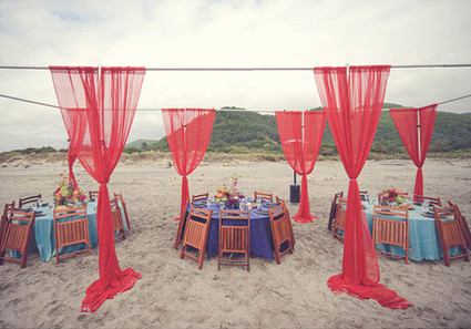 Beachside Reception Decor