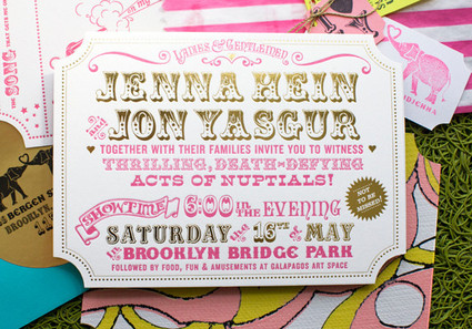 Carnival Inspired Invitation