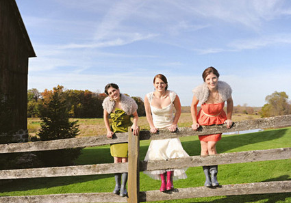Farm Wedding Bridesmaids Inspiration