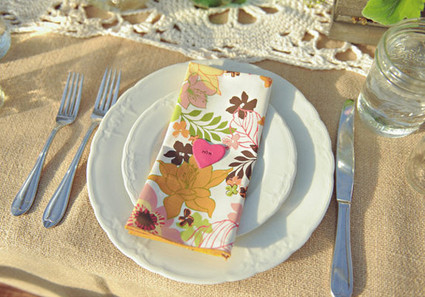 Farm Wedding Place Setting