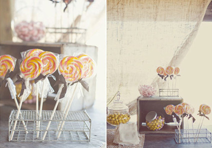 Lollipop sweets table