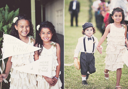 Flower girl signage
