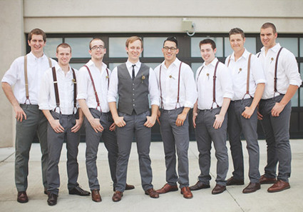 Groomsmen Suspenders Inspiration