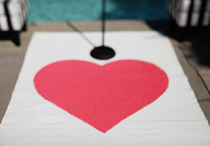 Heart Rug Altar Decor