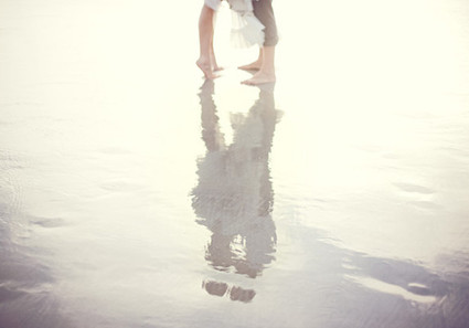 Beach Reflection Portrait Inspiration