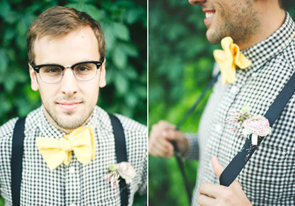 Yellow bow-tie