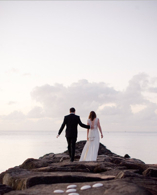 Beach Destination Wedding Portrait