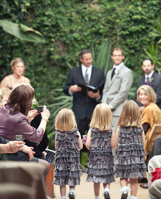 Three cute flowergirl dress details