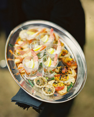 Orce island wedding food