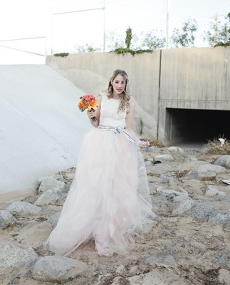 Handmade Blush dress by Chantelle