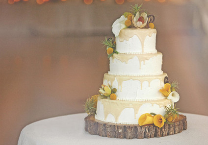 Rustic Fall wedding cake
