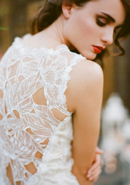 Claire Pettibone Embroidered Gown
