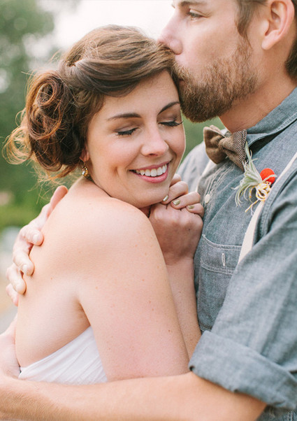 Sweet Forehead Kiss Portrait
