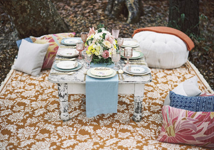 Outdoor Boho Seating Inspiration