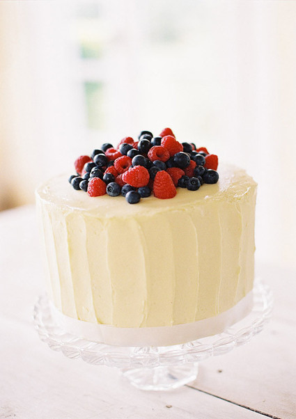 Buttercream and Berry Cake