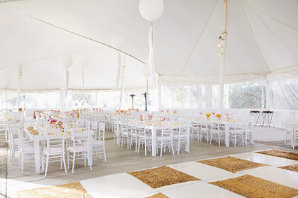 Gold Sequin Dance Floor
