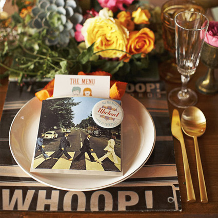 60s Rock-n-Roll Place Setting