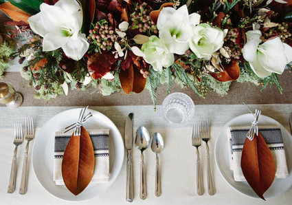 Magnolia Leaf Place Setting