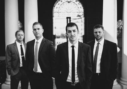 Mixed J.Crew Groomsmen Suits