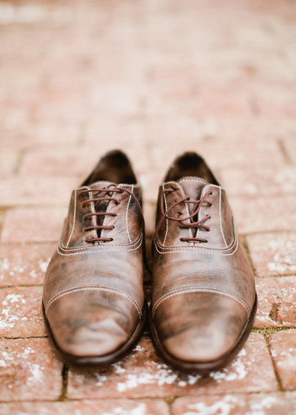 Paul Smith Brown Worn Leather Shoes