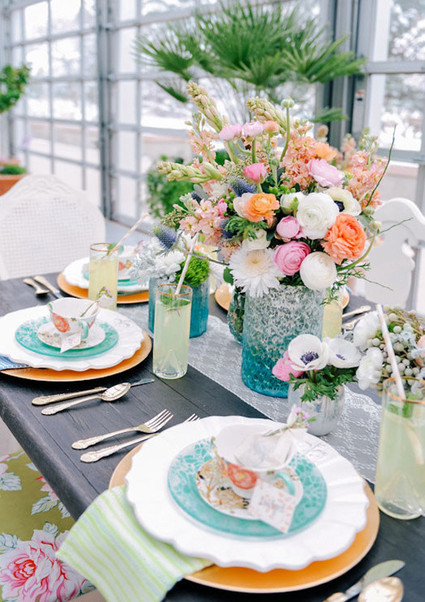 Spring Tea Party Centerpiece