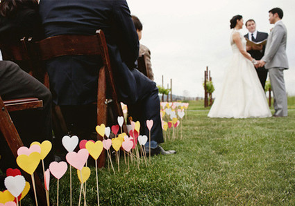 Colorful Heart Aisle Runner