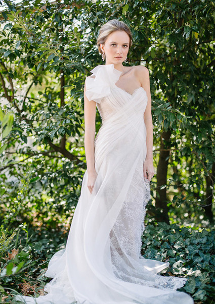 Ines di Santo One-Strap wedding dress