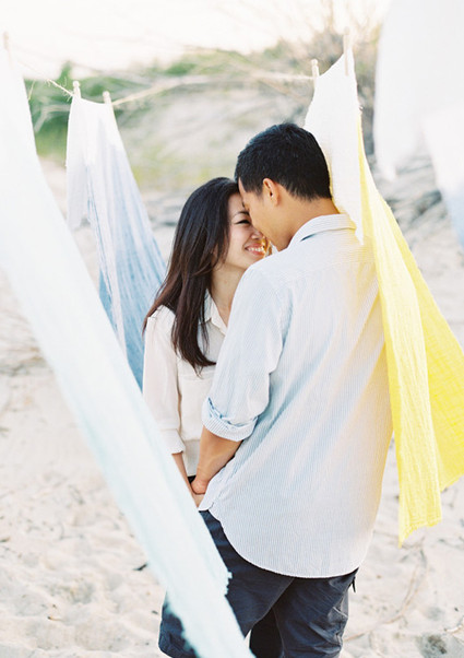 Hanging Beach Towels Portrait Inspiration