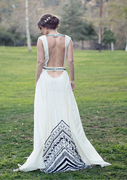 Mara Hoffman Art Deco Dress Back