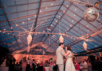 Greenhouse Twinkle Lights and Chandeliers