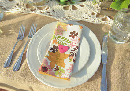Colorful Floral Napkins